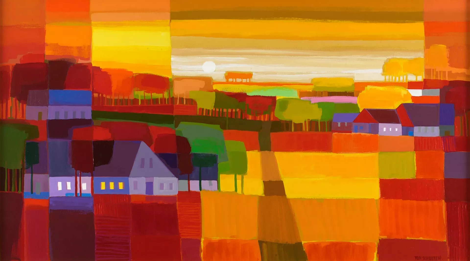 A painting by Tom Schulten