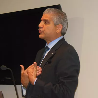 Image: PLO's Top Diplomat in U.S. Speaks at Champlain College