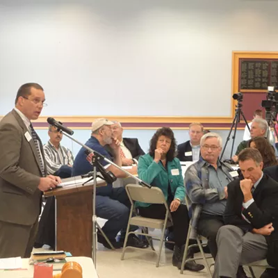 Image: At Boisterous Party Meeting, Sunderland Elected Vermont GOP Chairman