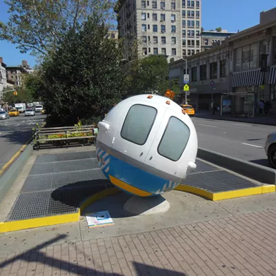Image: Vermont Artist Drops 'Con Ed' Ball on Broadway