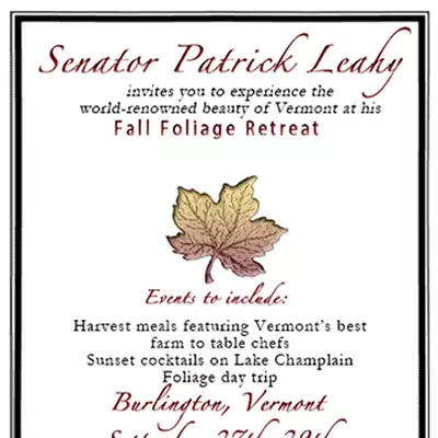 Image: Fair Game Overtime: That Leahy Fundraiser