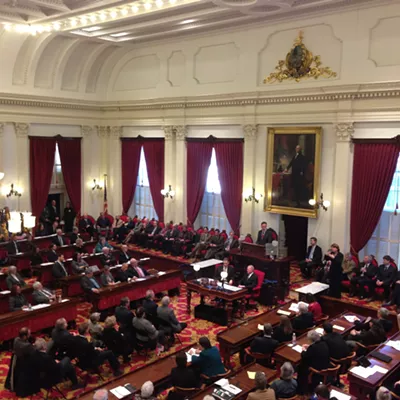 Image: In Budget Address, Shumlin "Breaks Open" New Funding Schemes