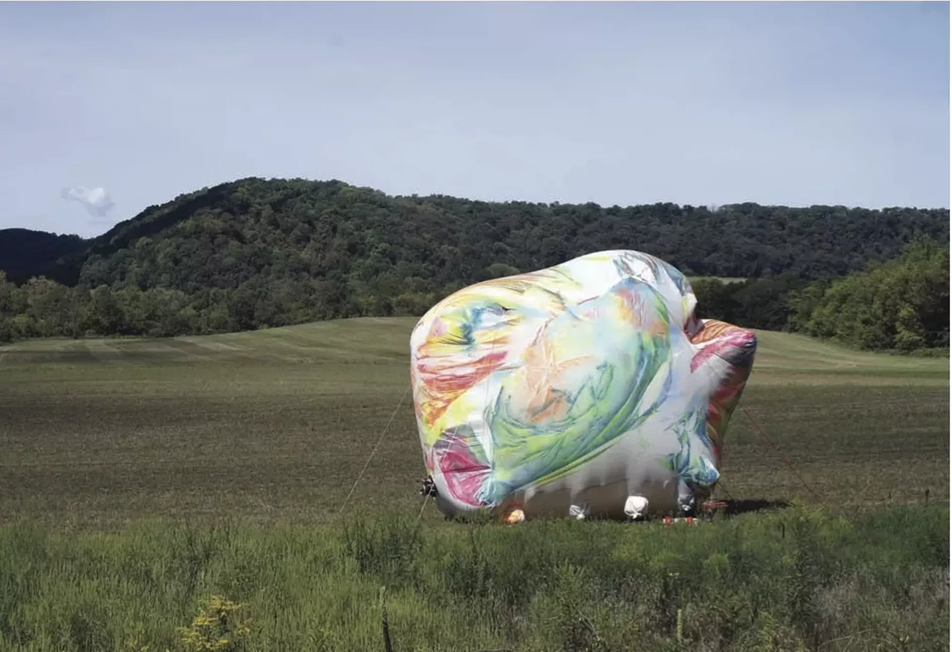 Inflatable sculpture by Claire Ashley