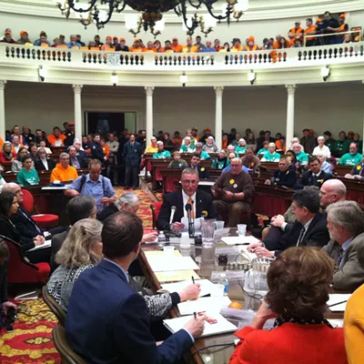 Image: Vermont's Gun Debate Grows Colorful