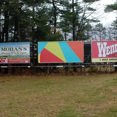 Image: Vermont Artist Rob Hitzig Makes a Billboard Statement