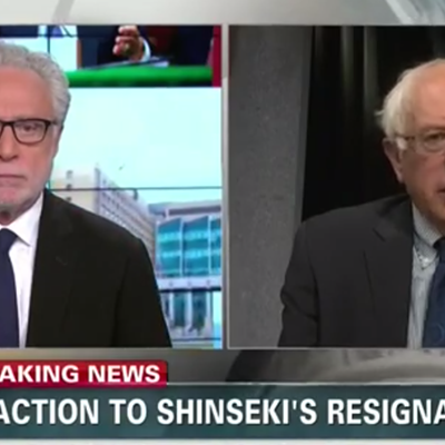 Image: 'Saddened' Over Shinseki's Resignation, Sanders Says Obama Should Not Have Accepted It