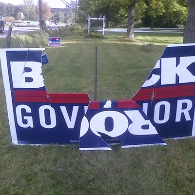 Image: Silly Season Report: Vermont GOP Fundraises Off Vandalized Yard Sign