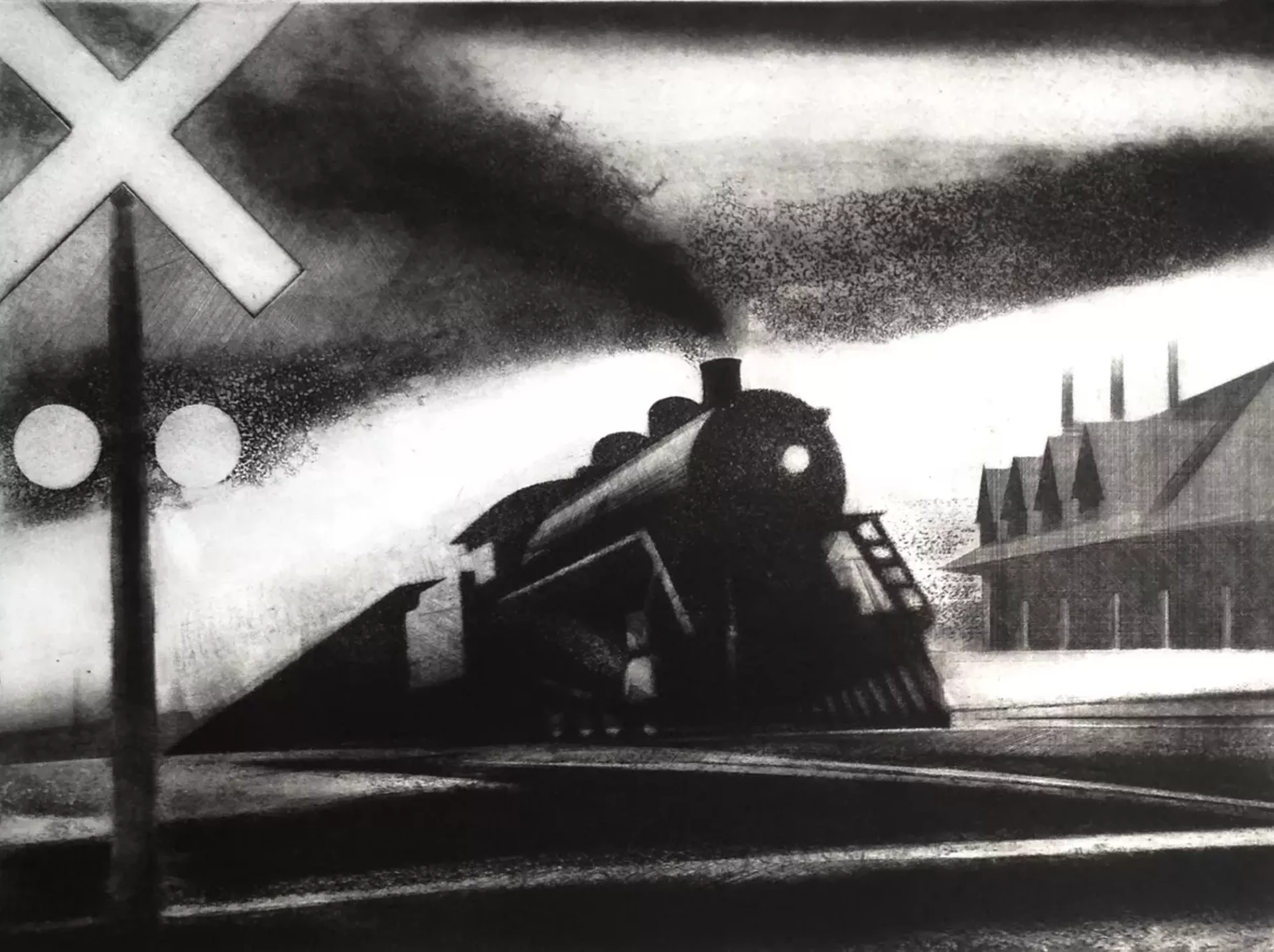 "Train Passing Station" by Brian Cohen