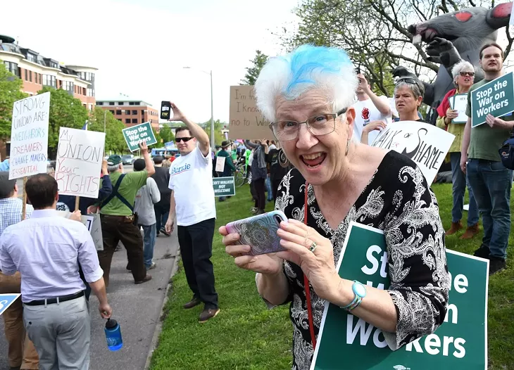 Image: Scenes from the Scott Walker Protest