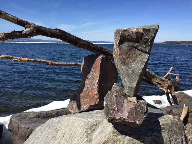 Image: Natural Artwork on the Burlington Waterfront
