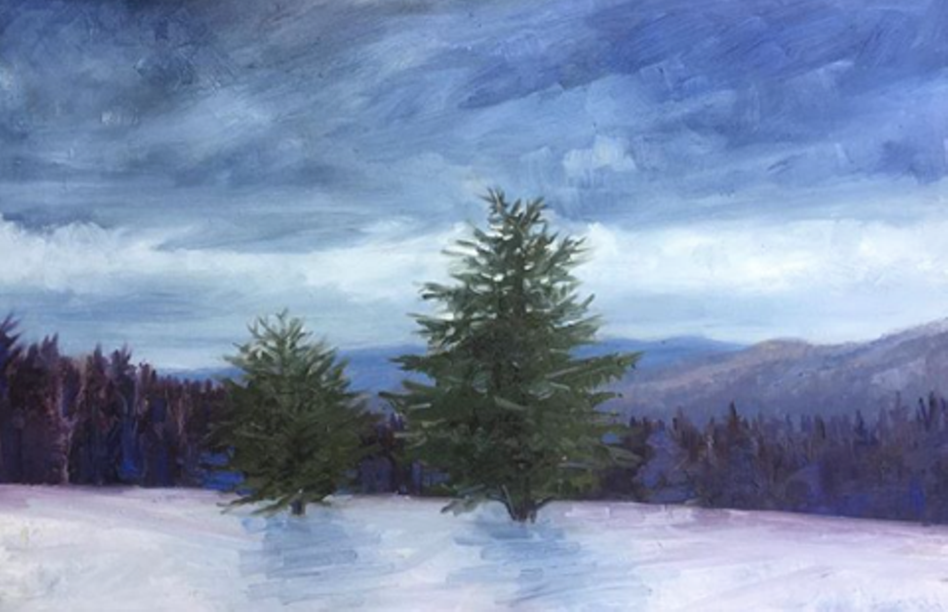 Painting by Lydia Gatzow