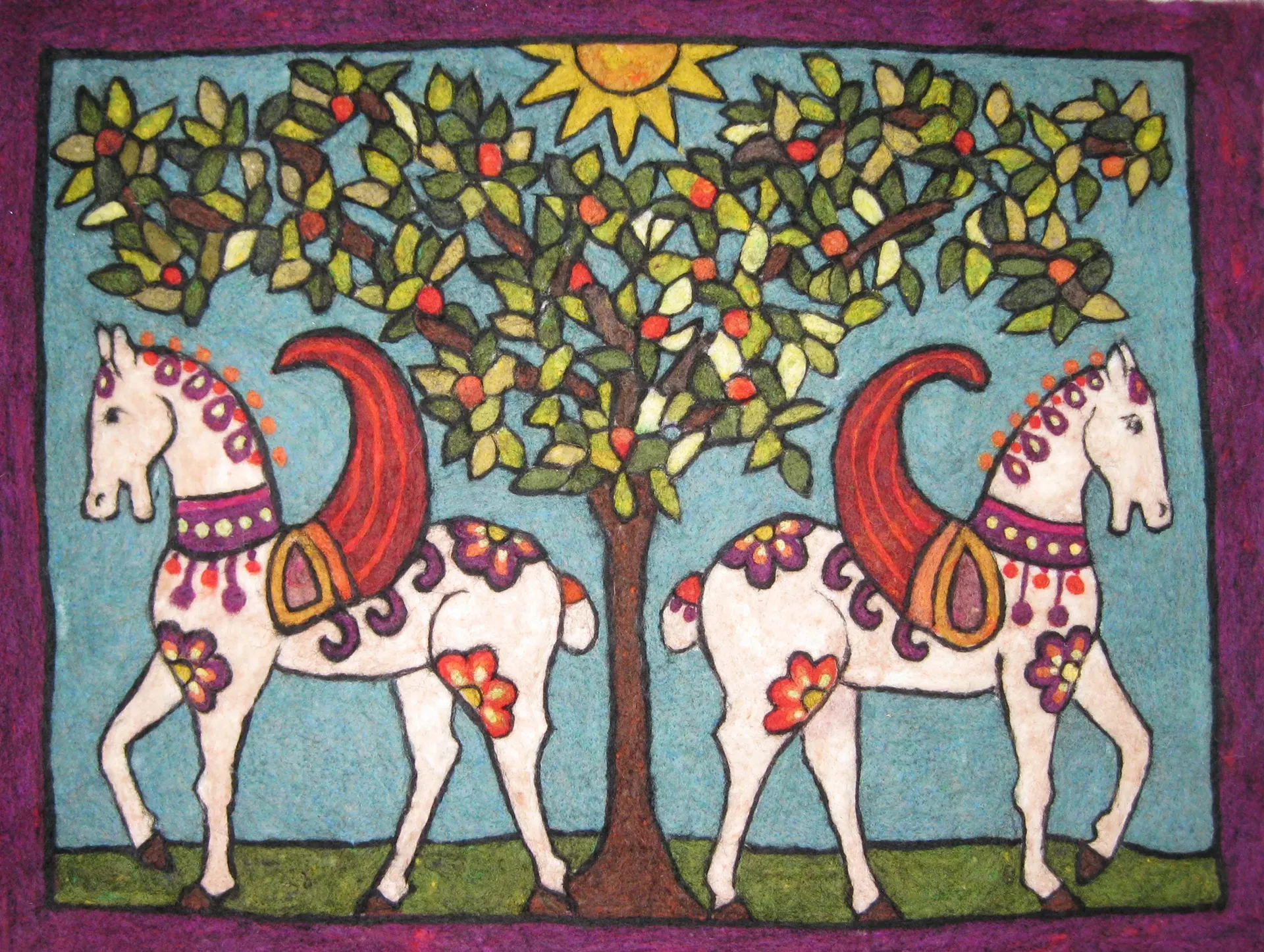 "Byzantine Horses" by Neysa Russo