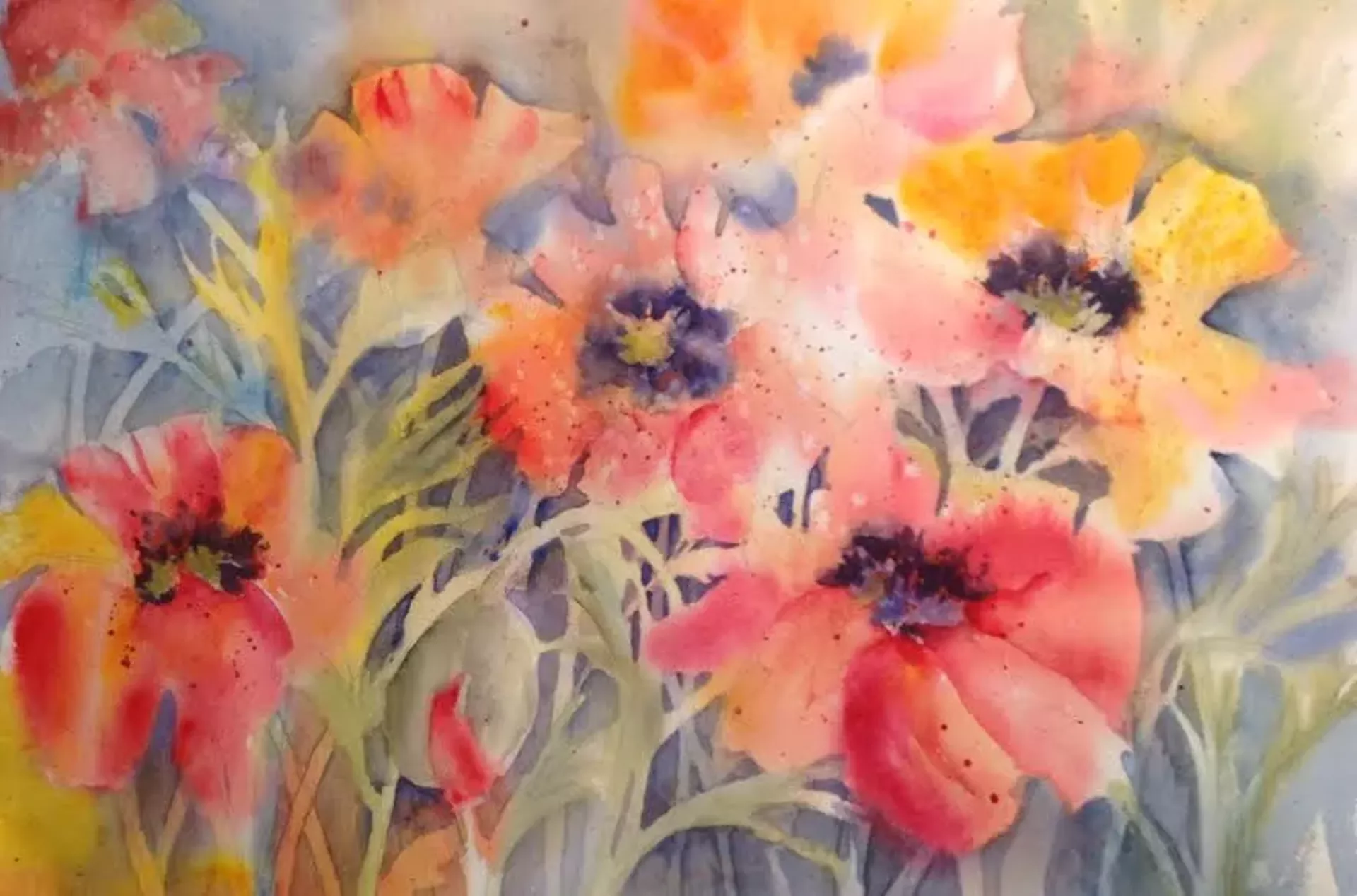 "Poppies" by Sally Hughes