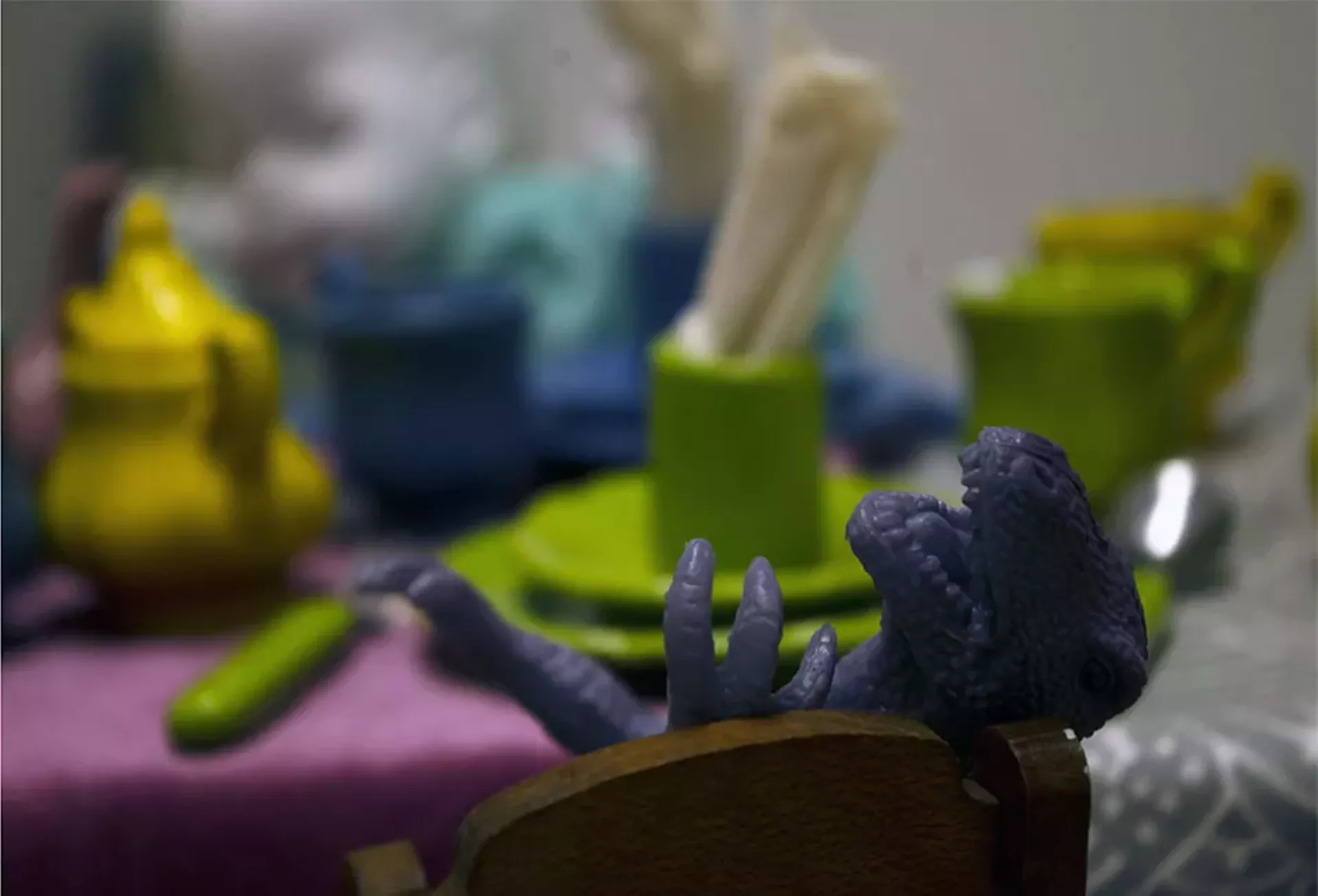 Installation view of "Bad Kids" by Megan Hjerpe