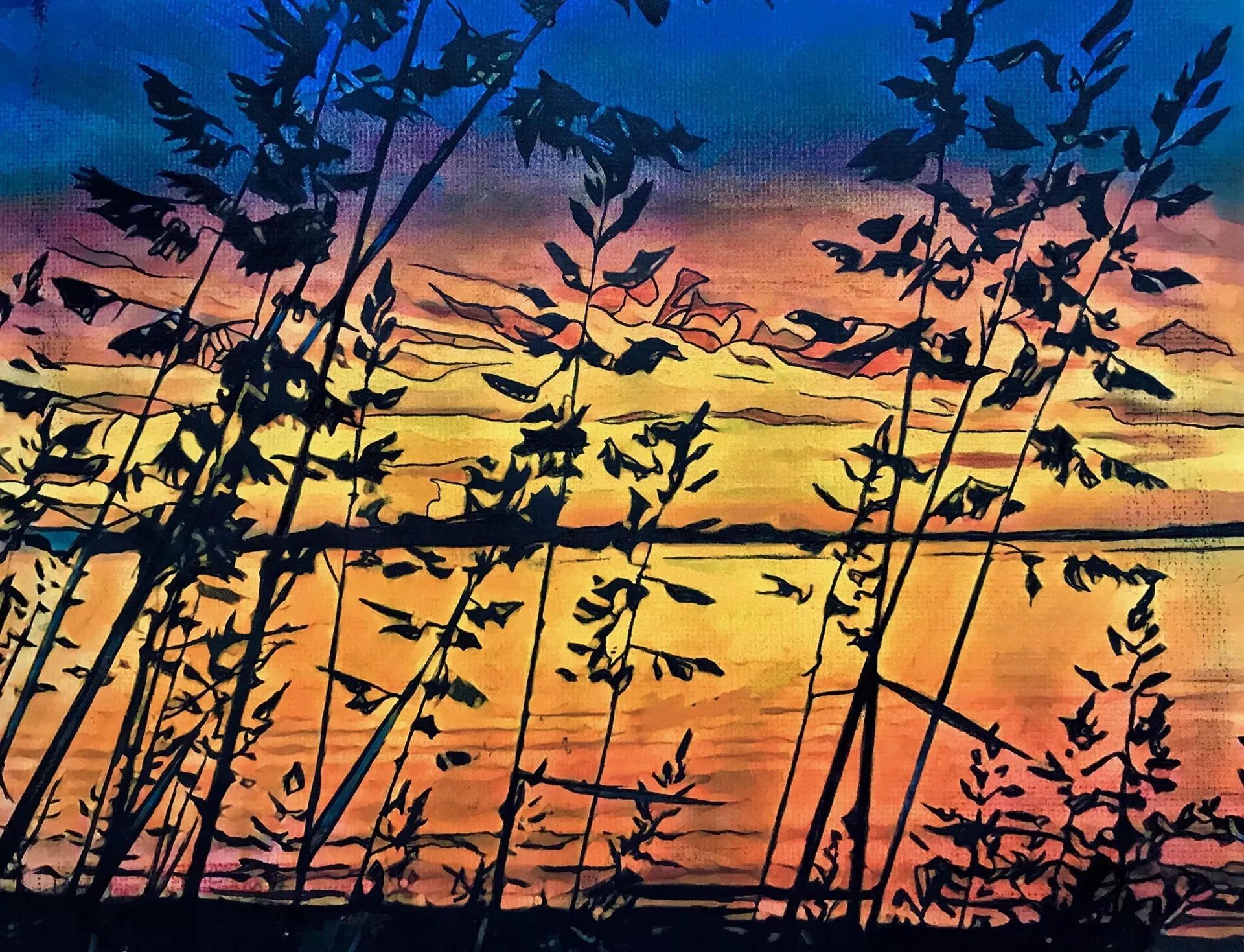 "Lake Champlain Evening" by Michael Strauss