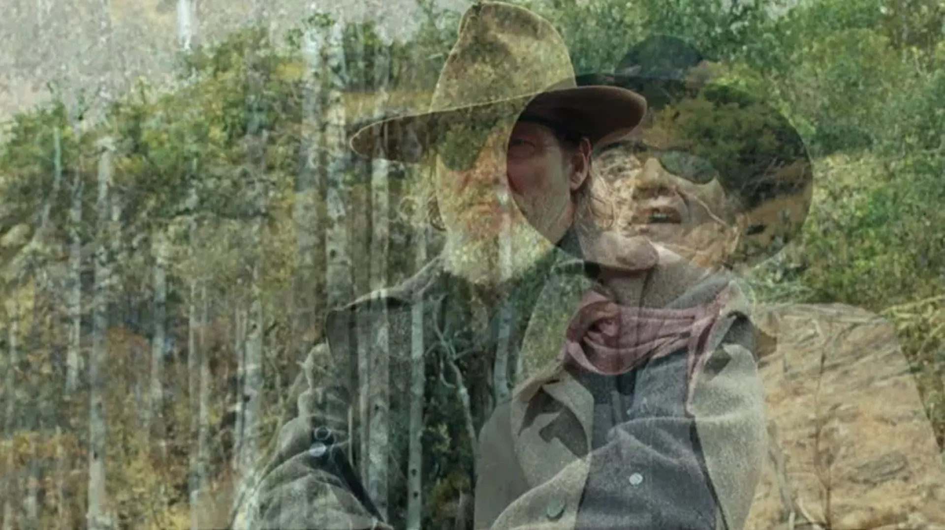 Screen shot of two versions of "True Grit."