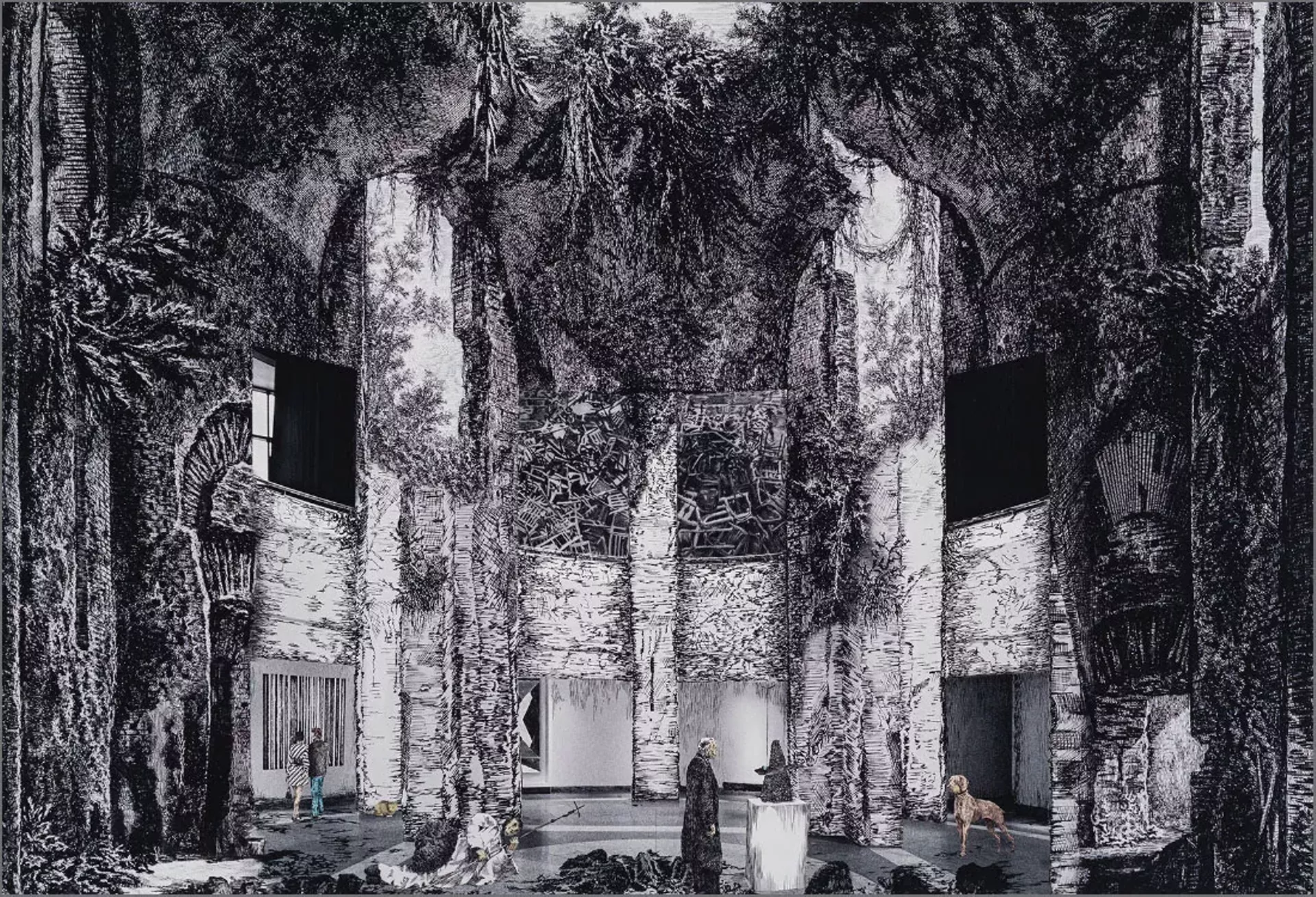 "Faux Site, Museum (after Piranesi) by Gisele Amantea