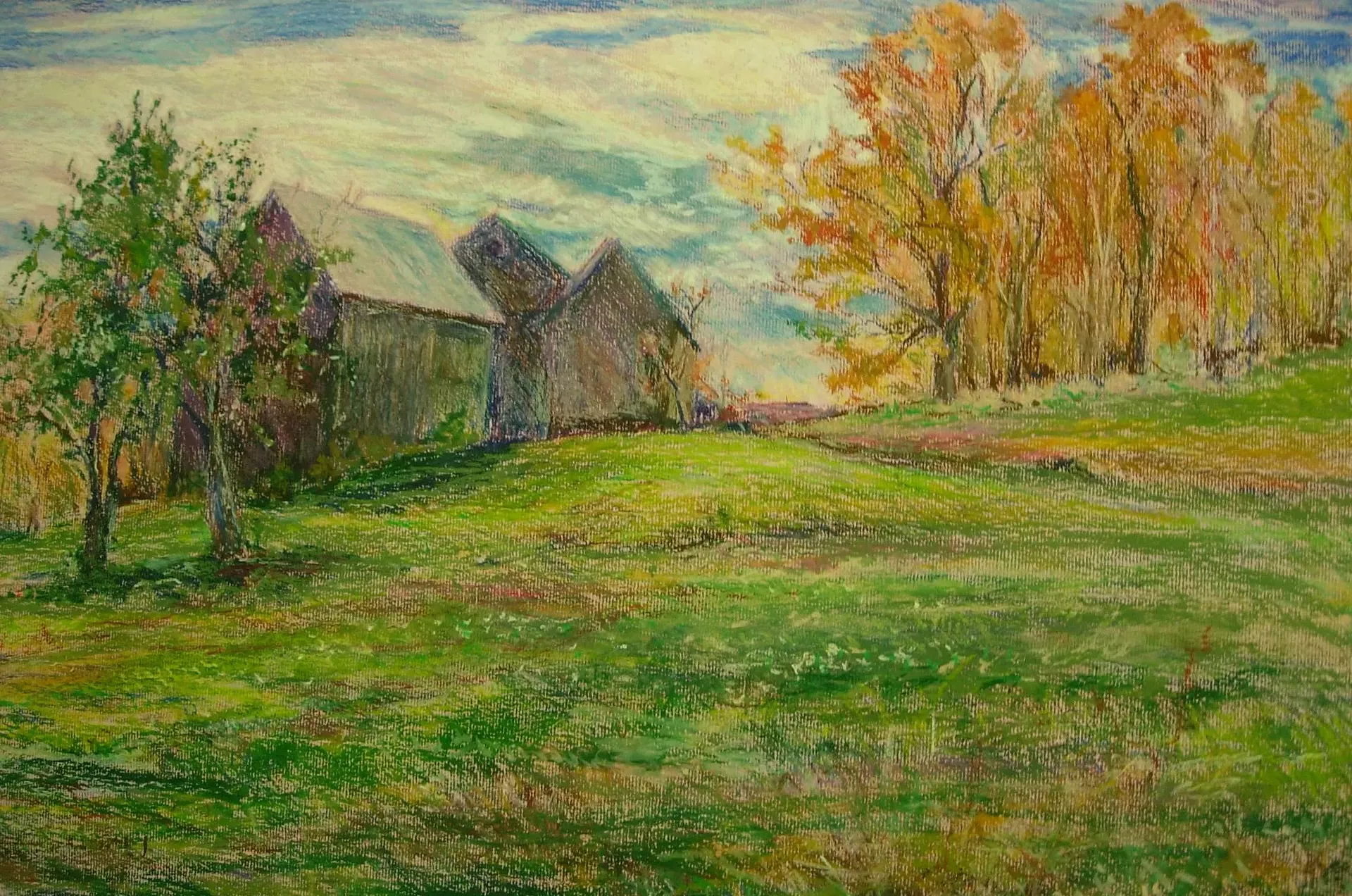 "Carriage House and Corn Barn," Sue Lenfest