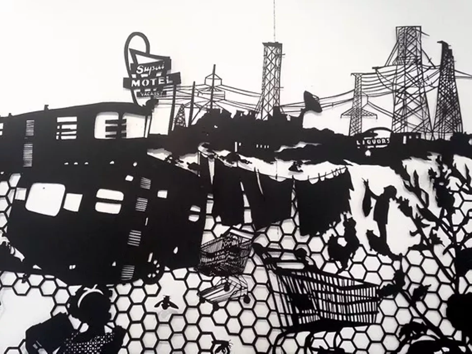 Detail of "Atomic City" by Molly Bosley