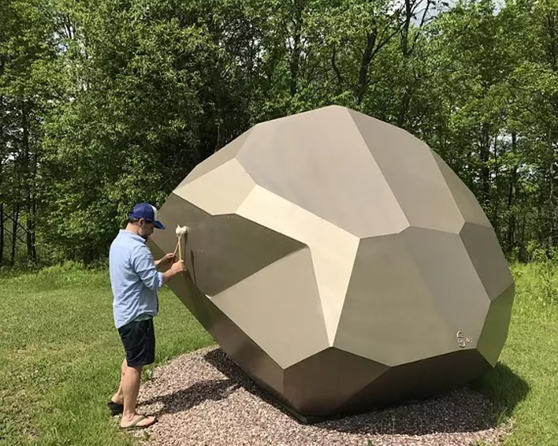 "Faceted Rock" by David Stromeyer
