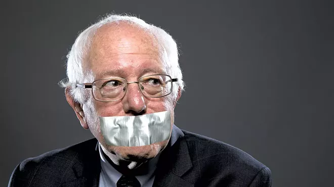 Image: The Sound of Silence: Bernie Sanders Spurns Seven Days for 1,000 Days