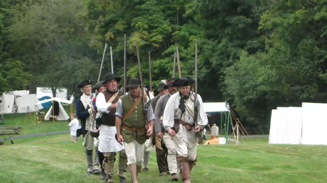 Image: Soldiers Atop Mount Independence