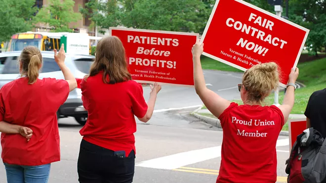 Image: Contract Talks Yield No Breakthrough for Nurses, UVM Medical Center