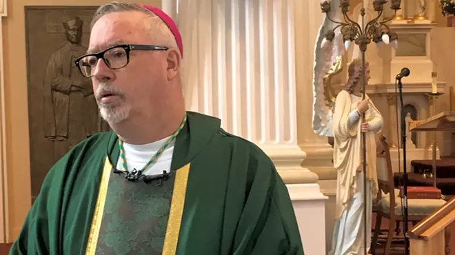 Image: Orphanage Controversy Puts Bishop in a Familiar Setting &mdash; the Spotlight