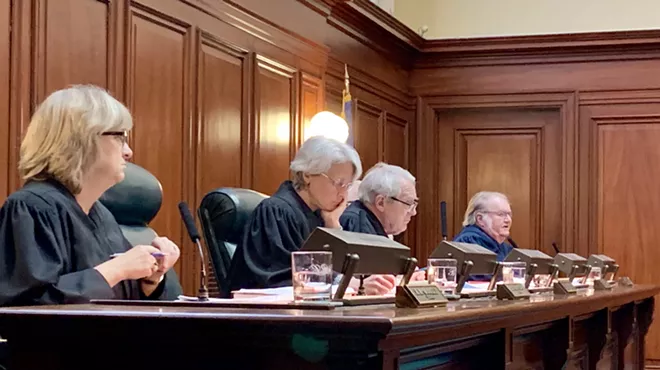 Image: Supreme Court Hears Records Case in Which Burlington Schools Sued Seven Days