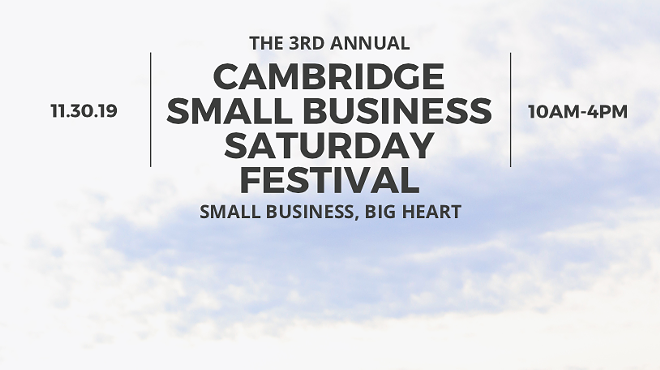Image: Cambridge Small Business Saturday Festival