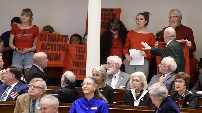 Image: Climate Activists Disrupt Scott's State of the State Address