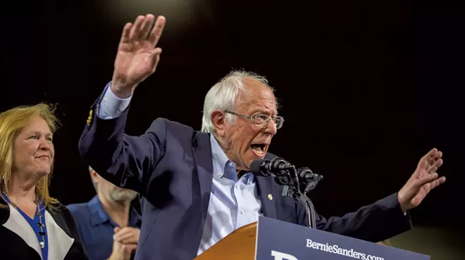 Image: Tuesday's Gone: Bernie Battles Biden for Delegate Dominance