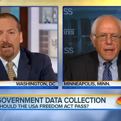 Image: On 'Meet the Press,' Sanders Calls for Earlier Presidential Debates