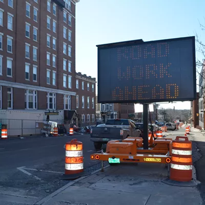 Image: Businesses Fret as Delays Extend Construction on St. Paul Street