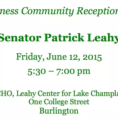 Image: Leahy to Hold Business Fundraiser in Burlington