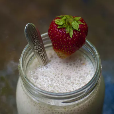 Image: Farmers Market Kitchen: Strawberry-Sorrel Frappe