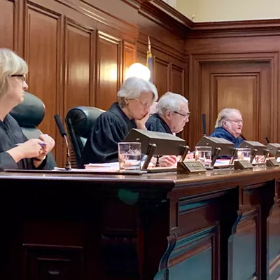 Image: Supreme Court Hears Records Case in Which Burlington Schools Sued Seven Days