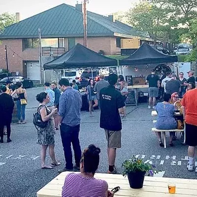 Image: Four Quarters Brewing Turns Parking Lot Into Beer Garden