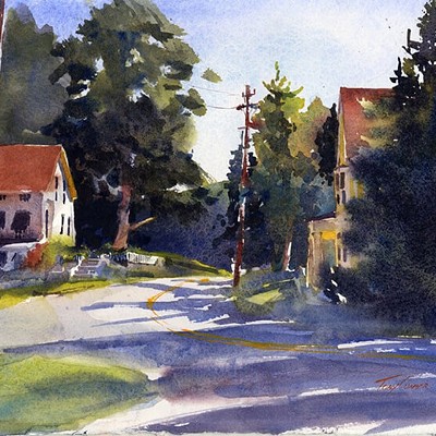 Painting by a member of the Vermont Watercolor Society