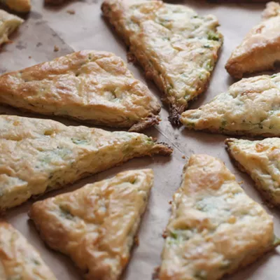 Image: Farmers Market Kitchen: Broccoli-Cheddar Biscuit-Scones