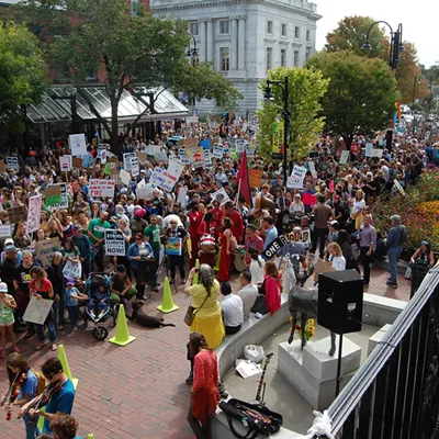 Image: Vermont Youths Join Massive Global Climate Protests