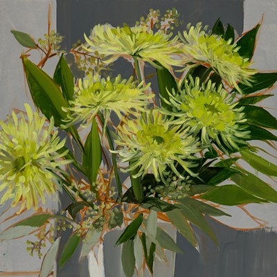 "Green Chrysanthemums" by Kate Longmaid