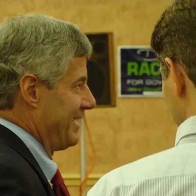 Image: Doug Racine Won't Run for Gov, Backs Sue Minter