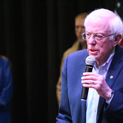Image: Sanders Declares &lsquo;Very Strong Victory&rsquo; as Iowa Results Tighten