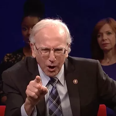 Image: Bernie Bits: Larry David Returns to 'SNL' As Bernie Sanders
