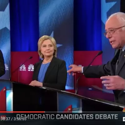Image: Bernie Sanders Brings the Heat at Charleston Presidential Debate