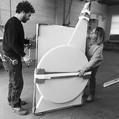 Image: 'Triangle, Circle, Square' at Burlington's Overnight Projects