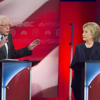 Image: Clinton, Sanders Engage in Fierce Debate Ahead of N.H. Primary