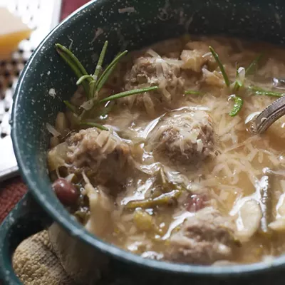 Image: Farmers Market Kitchen: Meatball Minestrone