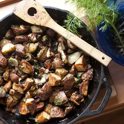 Image: Farmers Market Kitchen: Roasted Dilly Potatoes